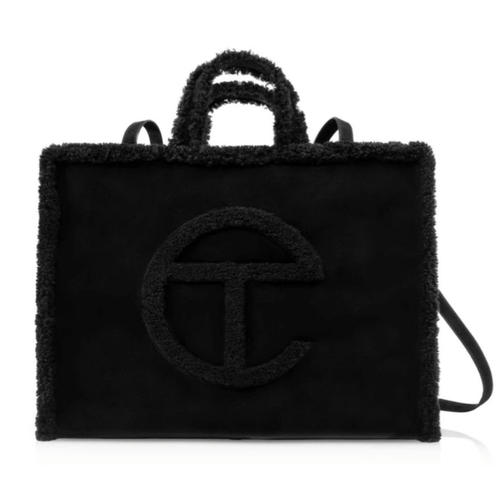 UGG x Telfar Large Suede & Shearling Shopper